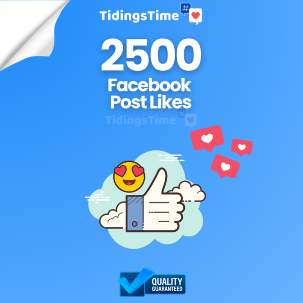 2500 Facebook Post Likes