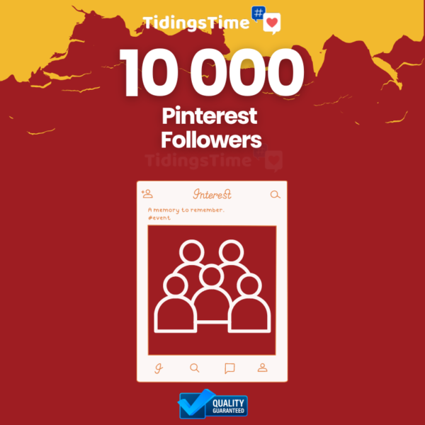 10000 Pinterest Followers