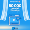 50000 Twitter (X) Video Views